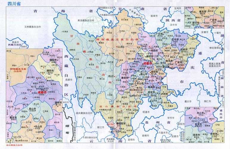四川省地图全图放大_四川省地图全图放大版高清