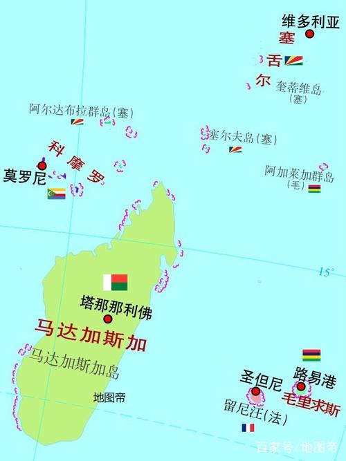 留尼汪岛地图_留尼汪岛地图上在什么地方